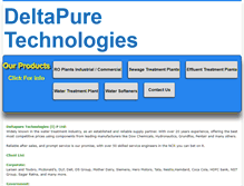 Tablet Screenshot of deltapuretech.com